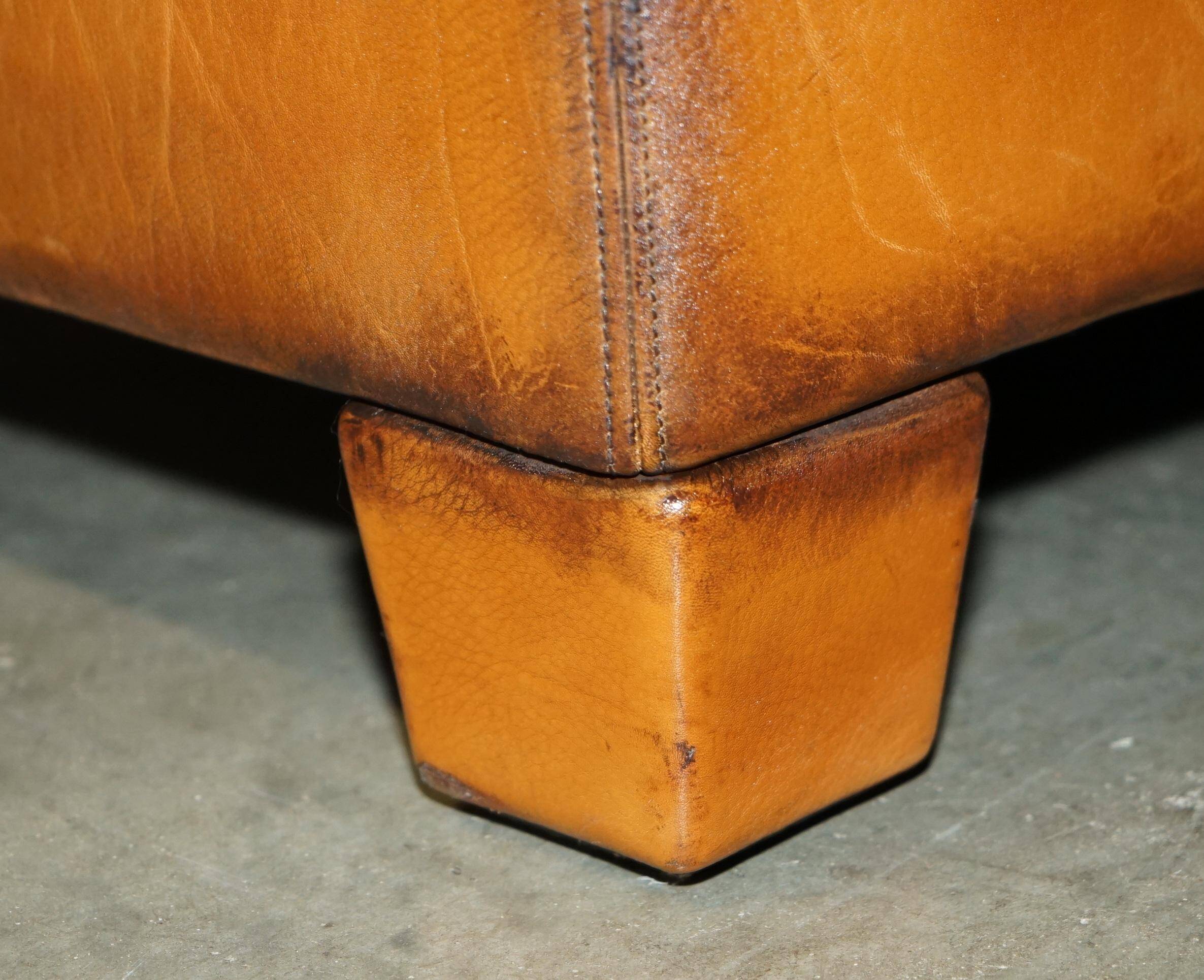 Three-seater sofa De Sede DS17 in restored leather.