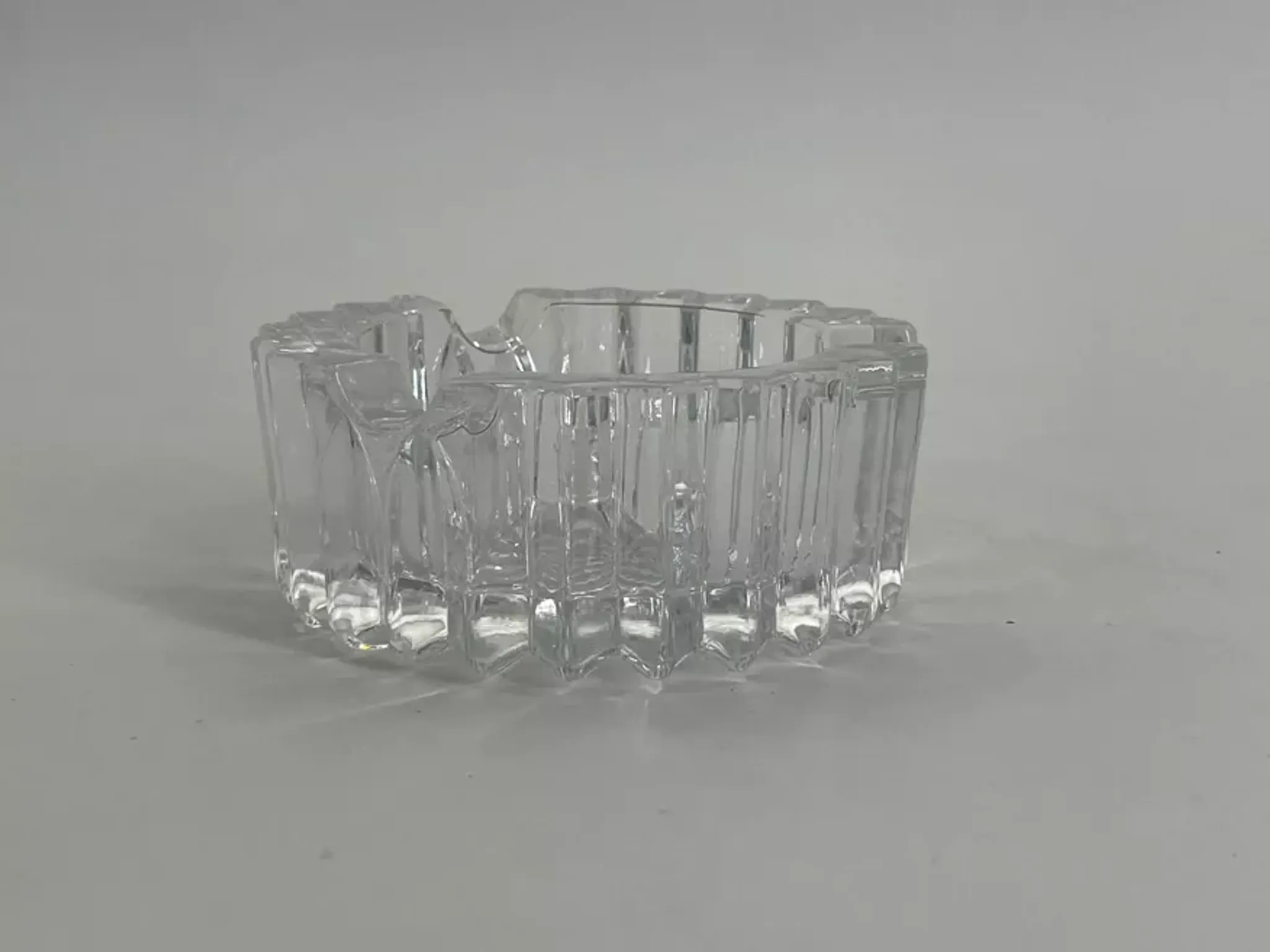 Cendrier/ vide poche en cristal vintage