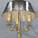 Empire style solid bronze hot water bottle lamp