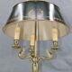 Empire style solid bronze hot water bottle lamp