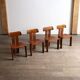 Mario Marenco Sapporo dining chairs Mobil Girgi Italy 1970s