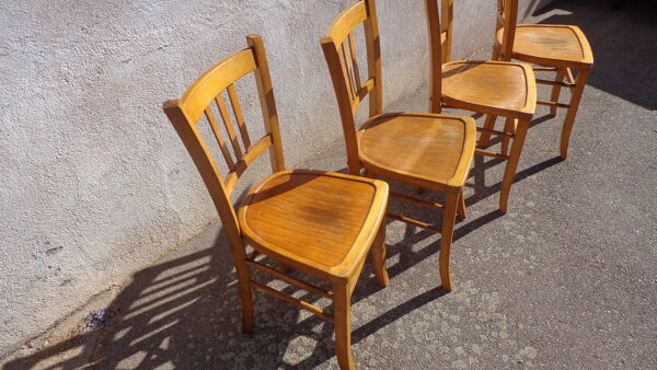 4 chaises bistrot luterma
