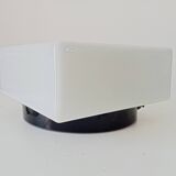 70s bakelite and opaline ceiling light signed Vianne