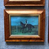 Set of six equestrian illustrations