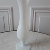 30s toothed opaline vase