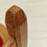 1960s, Danish design, armchair, oak wood, furniture wool.