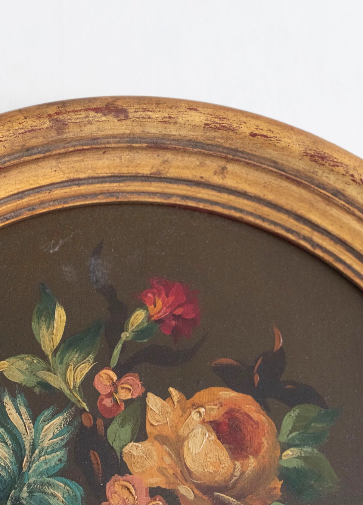 Lot de 3 tableaux bouquet de fleurs