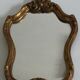Former Golden shell mirror 21x29cm