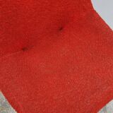 Vintage armchair in original French terry fabric - 1970s