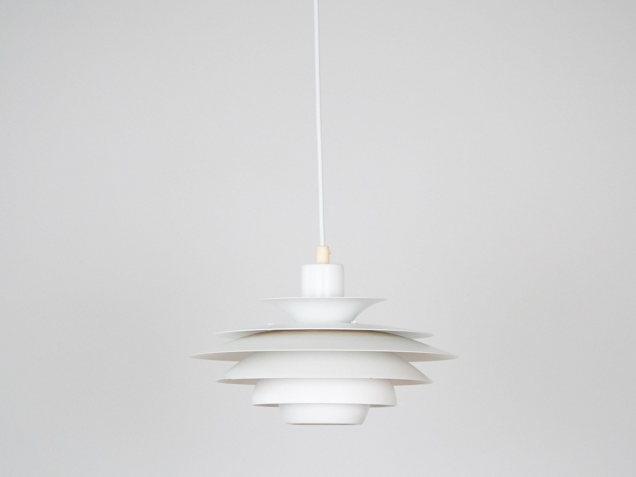 Danish vintage Verona lamp by Kurt Wiborg, Jeka, 1980s