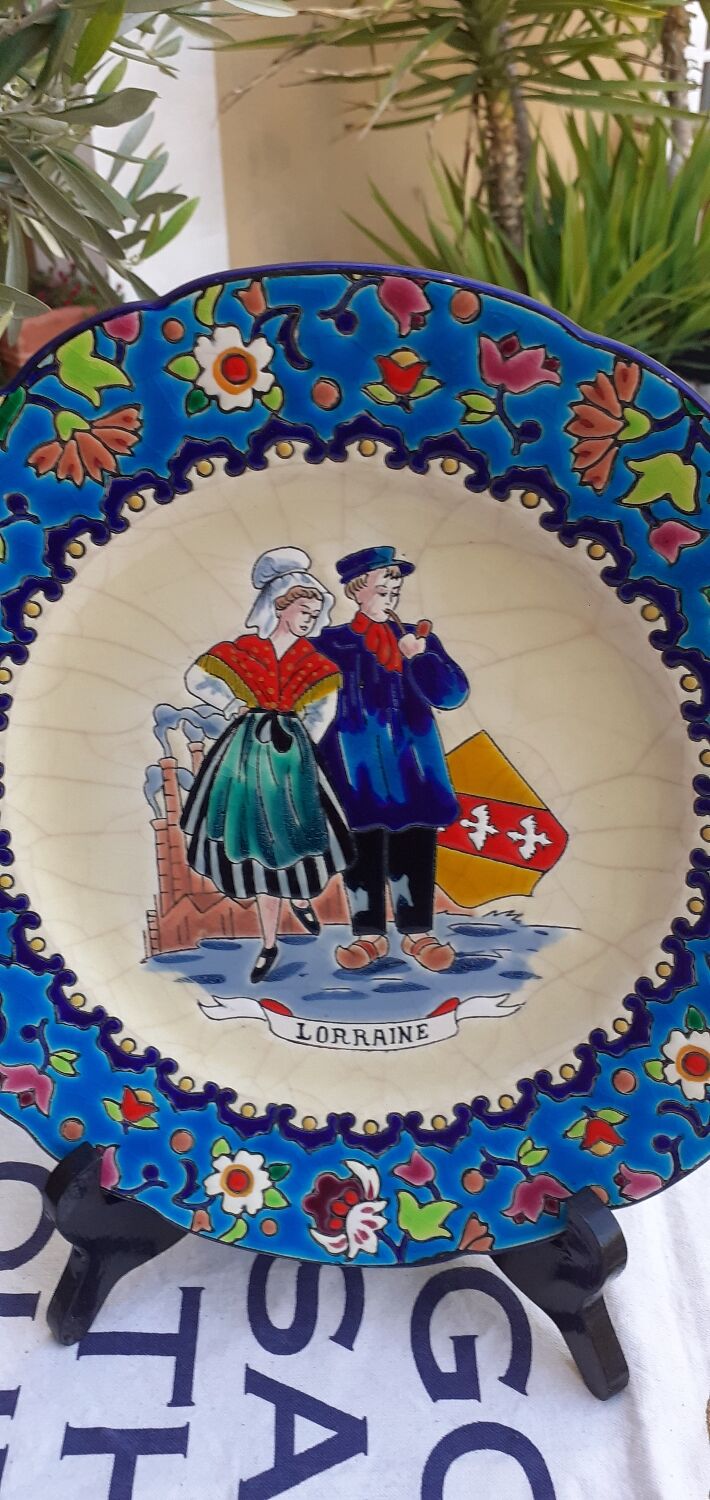 Longwy decorative plate