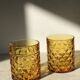 Lot de 2 verres ambrés Pernod Années 70