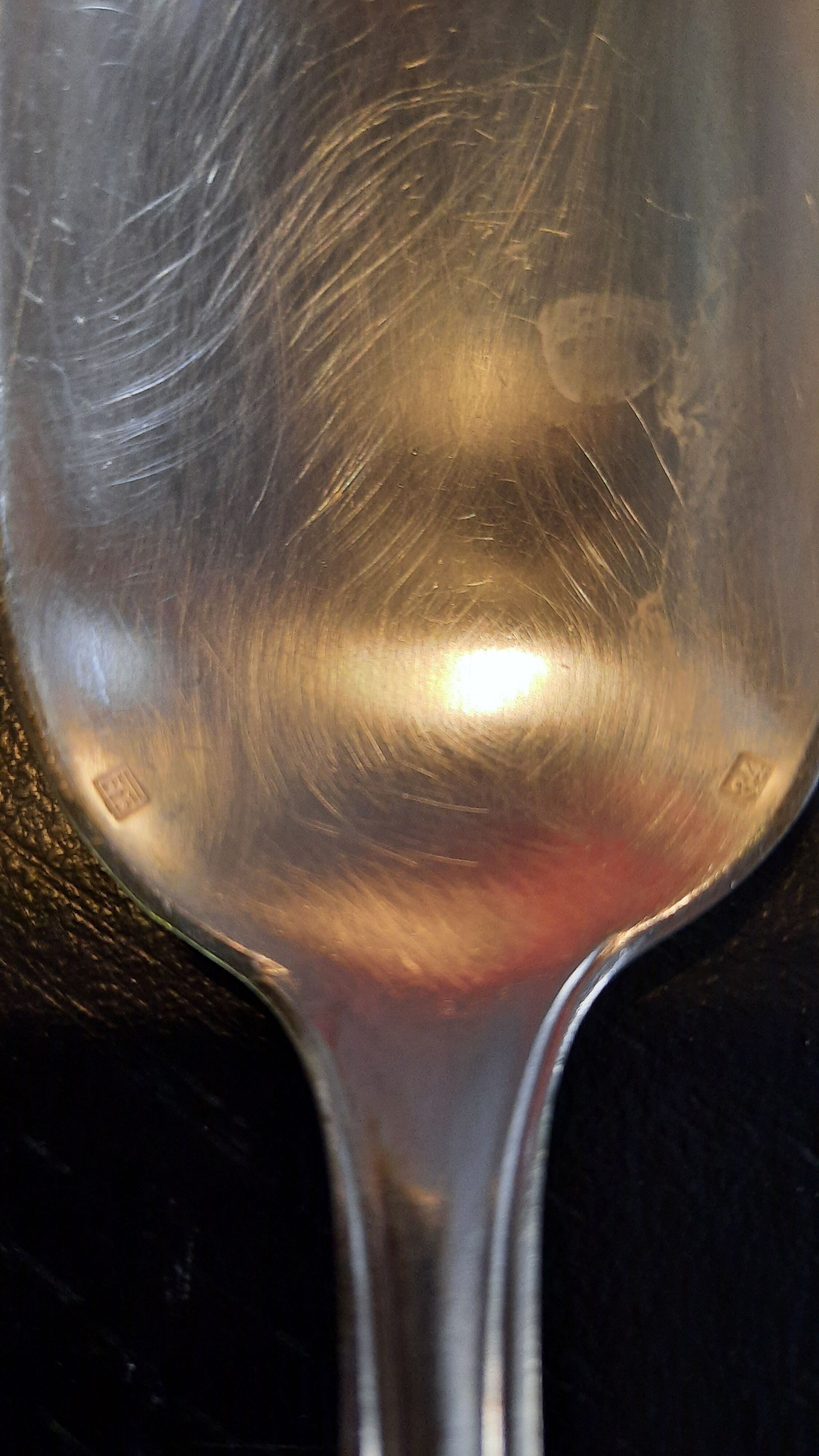 Silver metal cutlery