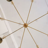 Large 16-light Italian chandelier in the Italian style of the years 50