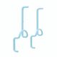 Taka coat hooks by Cesare Rota Nodari for Acerbis, 1970s, set of 2