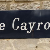 Plate light vintage blue Le Cayrou