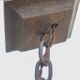 Wooden pendant light, vintage pendant light, 2-light wooden hanging lamp, Gothic