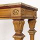 Console néoclassique ancienne en bois laqué, Italie, fin XIXe siècle