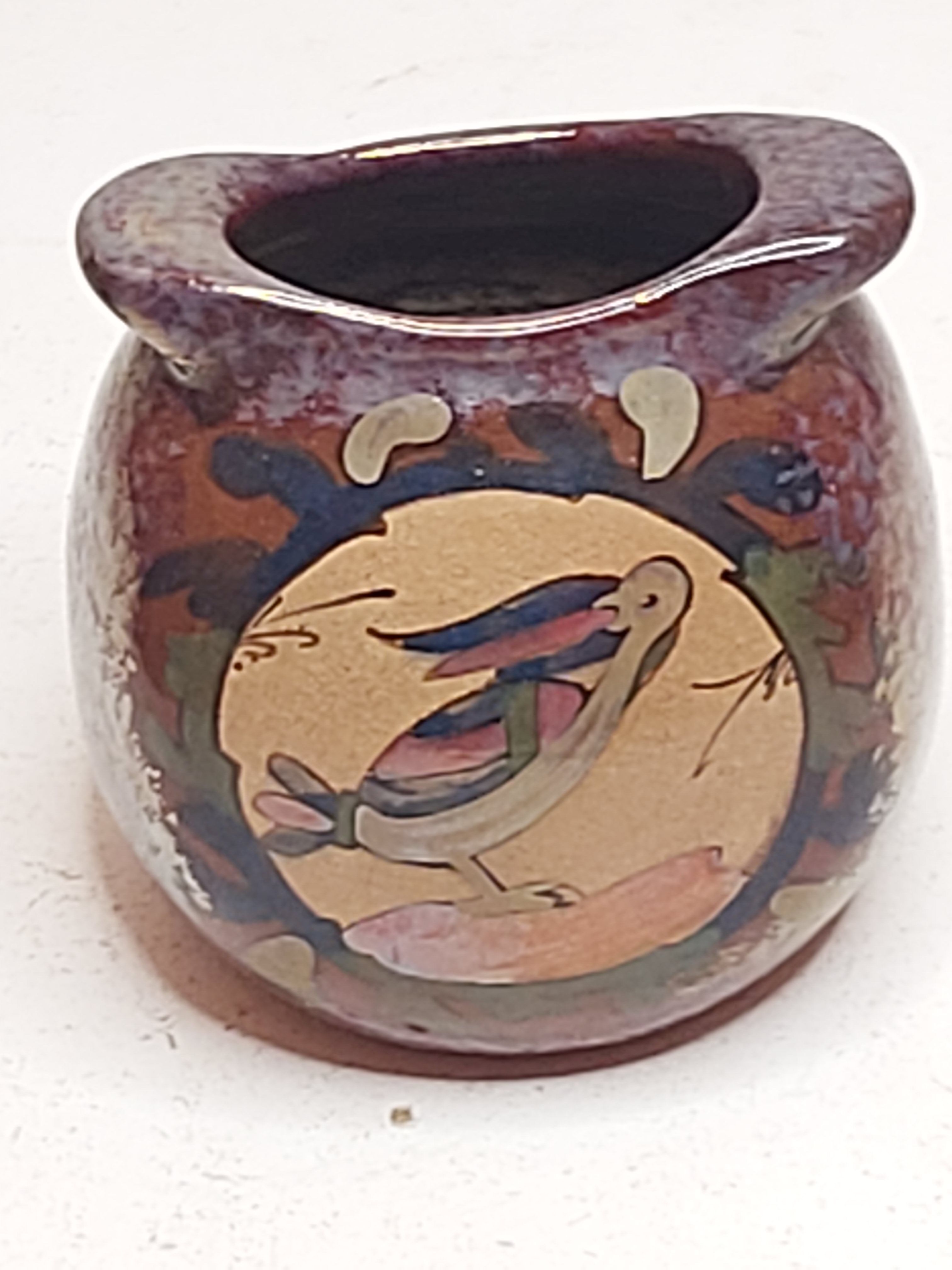 Iridescent ceramic vase DESMANT Bayeux