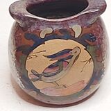 Iridescent ceramic vase DESMANT Bayeux