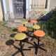 Adjustable stools from the 70s