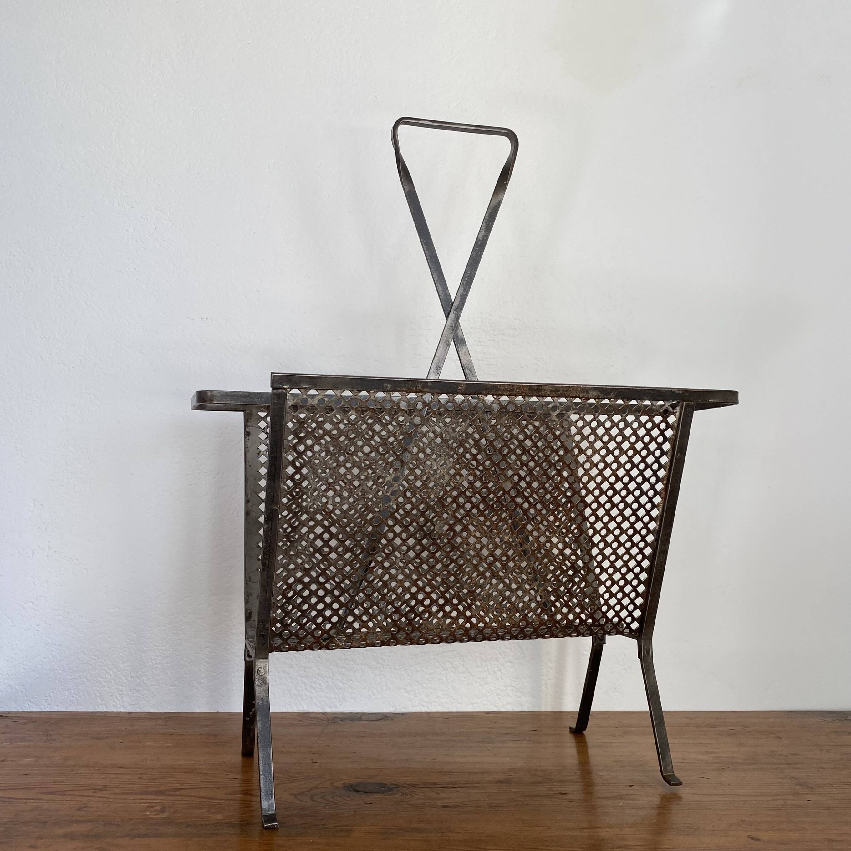 Mathieu Matégot magazine rack