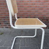 Cesca dining room chair designed by Marcel Breuer