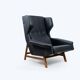 877 Wingback armchair by Gianfranco Frattini for Cassina 1959