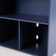 Montana bookcase – blue – 4 shelves