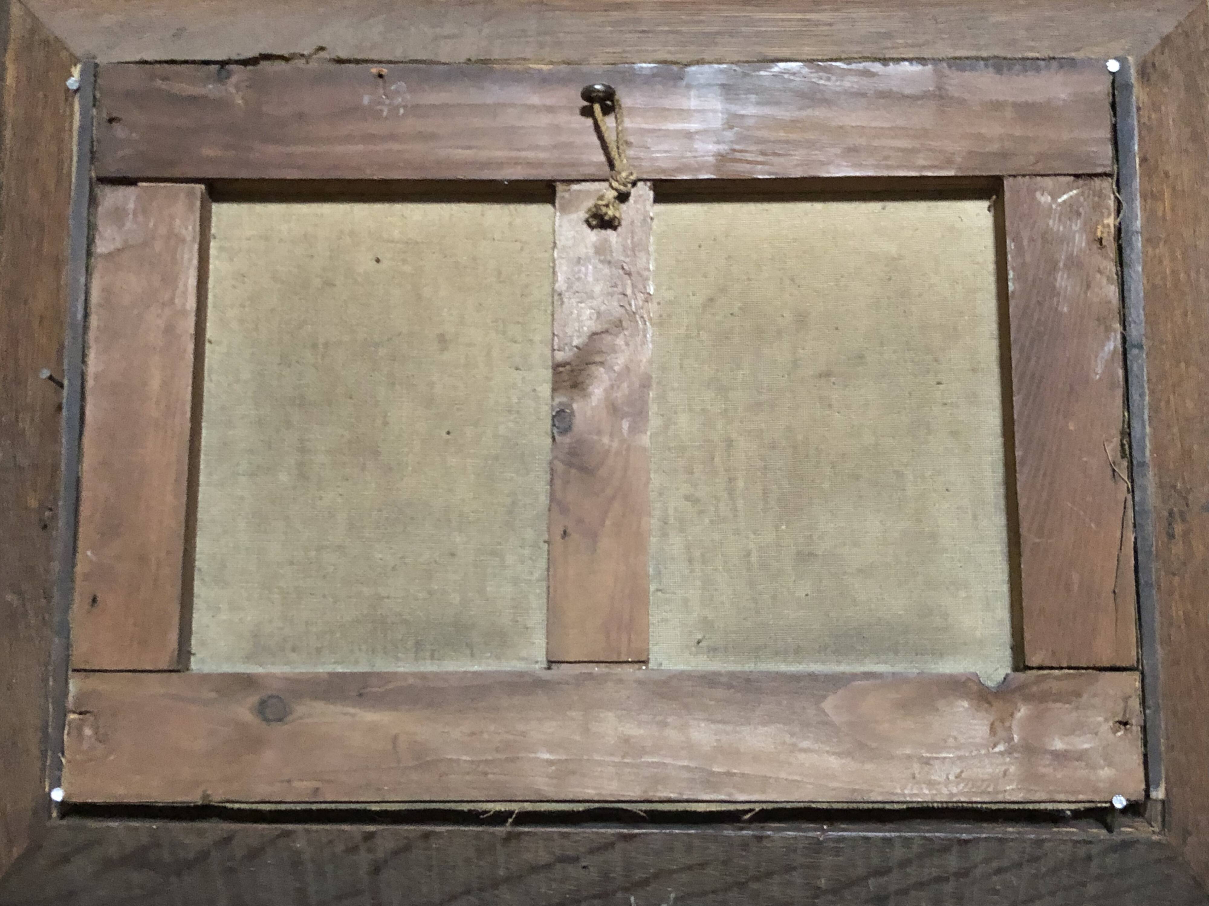 Framed HST hamlet painting