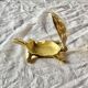 Cendrier " tortue " en laiton