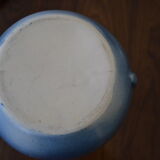 Blue pitcher in artisanal sandstone