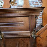 Old oak coat rack