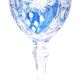 Coloured footed glass Anna Hutte (Germany) model Asti
