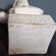 white plaster bust Albert king of the Belgians