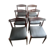 Lot of 6 Scandinavian chairs