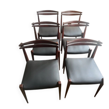 Lot 6 chaises scandinaves