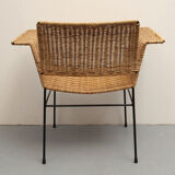 Basket armchair from the 1960s