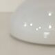 Wall light ceiling light half moon spherical 25 cm white opaline glass