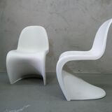 A set of 2  Panton Chairs by Verner Panton for Vitra