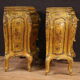 Pair of bedside tables in Venetian style from the 60s