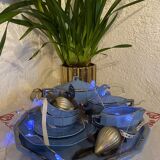 Art Deco tea service stamped Longwy