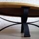 Oval coffee table/salon signed RAYNAUD - 1960s.