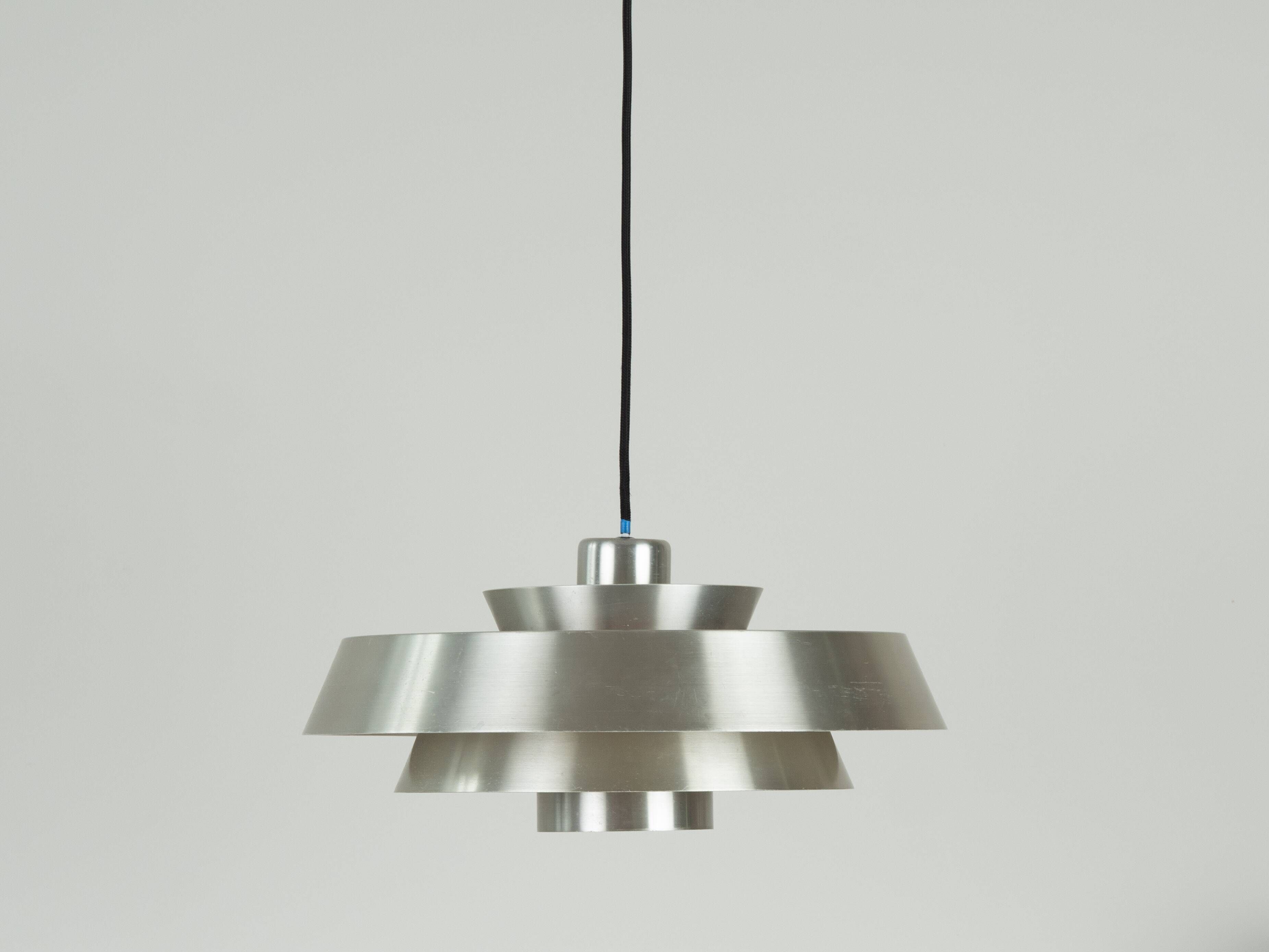 Danish vintage Nova pendant lamp by Jo Hammerborg, Fog og Morup, 1963