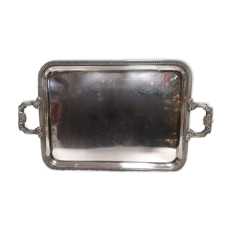 Antique silver-plated service tray – Classic style
