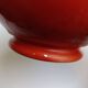 Red bowl with white polka dots in Longchamp ceramic