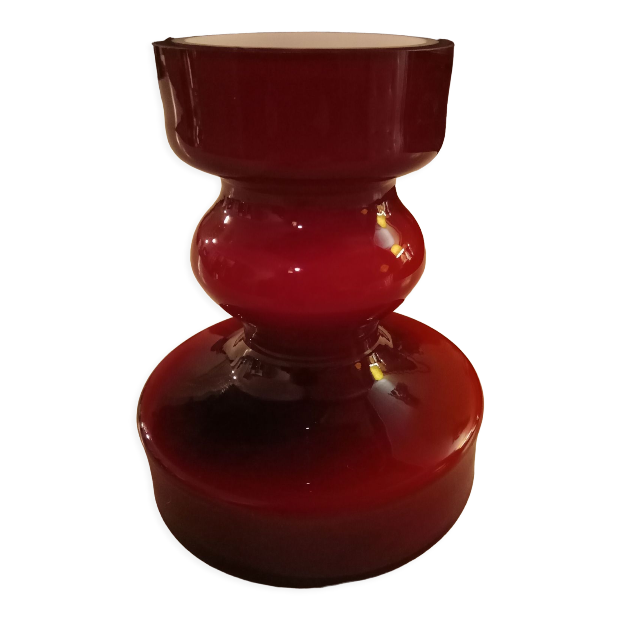 Glass vase or candle holder