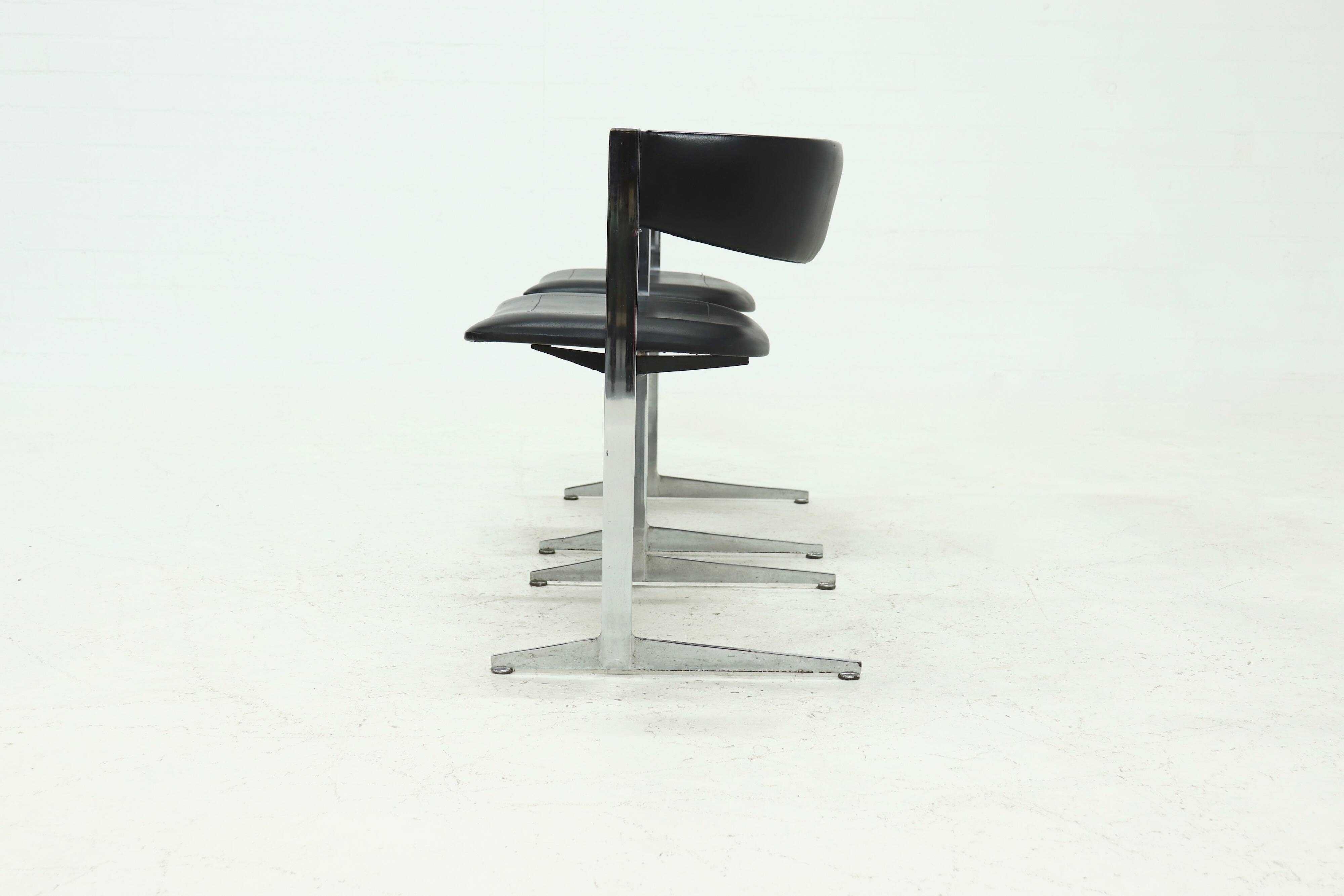 Set of 2 Sigma Dining Chairs by Sigmachair Italy, 1970s