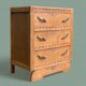 Commode art déco 1930 en bois brut