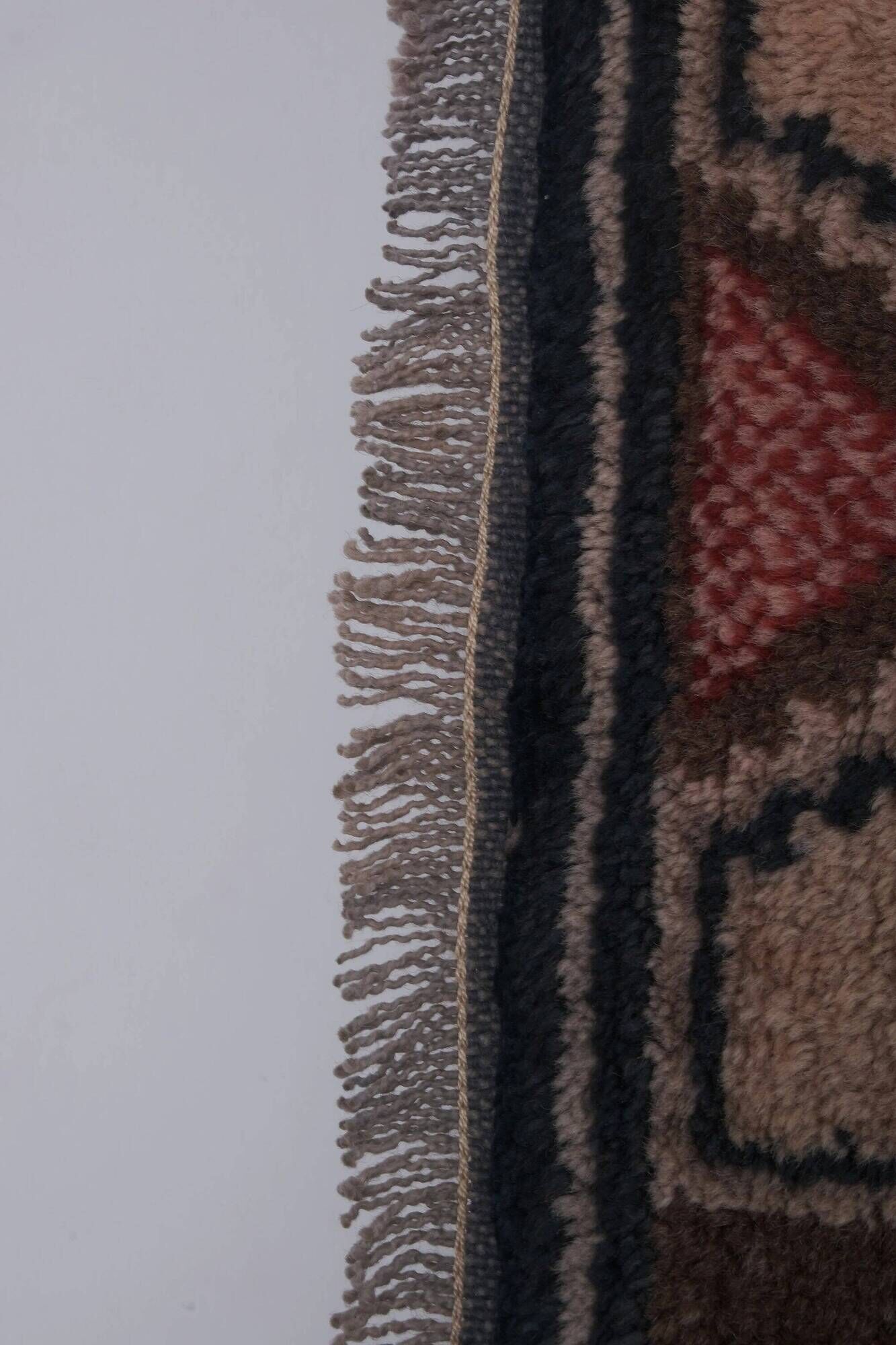 Vintage Turkish rug handmade 138x244 cm